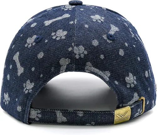 Miniatura 4 de Waldeal Gorra bordada de béisbol con diseño de perro para mujer, diseño de pata de jacquard, regalo para amantes