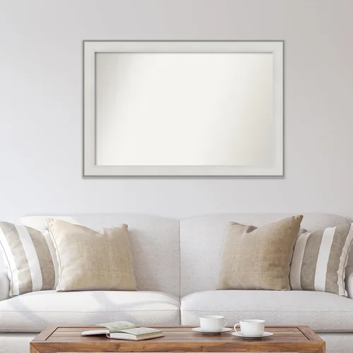 Miniatura 4 de Amanti Art Espejo personalizado, espejo de baño blanco imperial, espejo de pared o espejo de tocador de baño sobre el fregadero (32 x 47 pulgadas)