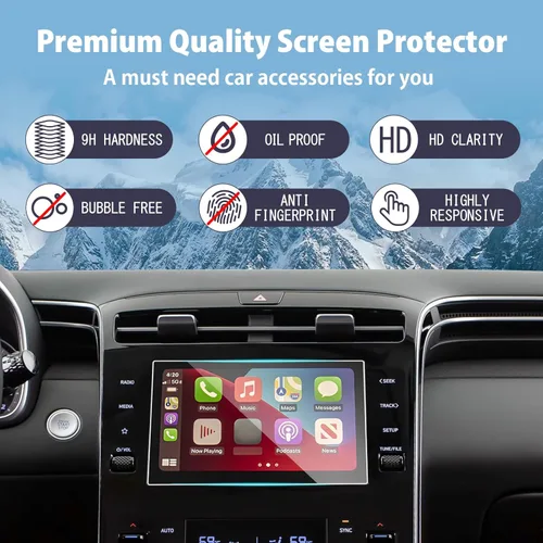Miniatura 3 de LUWU Tucson - Protector de pantalla para Hyundai Tucson 2022 2023 2024 (SE/SEL/azul) 8 pulgadas 2024 Hyundai Tucson Accesorios 2024 Tucson pantalla
