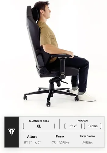 Miniatura 6 de Secretlab Titan Evo Ash Silla de Juegos - Silla de Computadora Reclinable, Ergonómica y Resistente con Brazos 4D, Almohada Magnética para la Cabeza