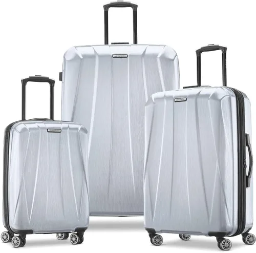 Miniatura 16 de Samsonite Centric 2 Set de maletas rígidas expandibles con ruedas giratorias dobles, Azul Caribe, Juego de 2 piezas (equipaje de mano/grande)