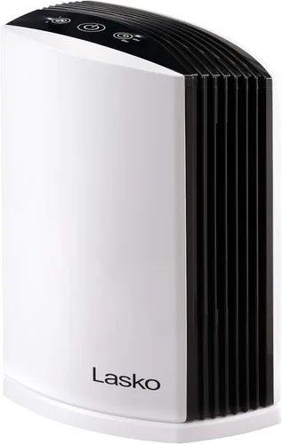 Miniatura 7 de Lasko LP450 - Purificador de aire de torre HEPA prémium para el hogar con DreamMode y temporizador: la filtración HEPA verdadera elimina el 99.97%