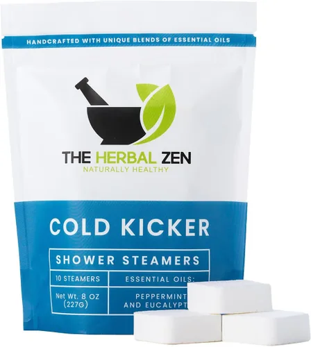 Cold Kicker - Vaporizadores de ducha para alivio – Hecho en Estados Unidos – Tabletas de bomba de ducha de menta y eucalipto – Regalo del día de la