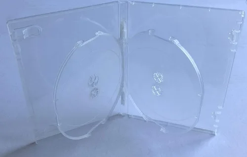 Miniatura 4 de Viva Elite 1 funda de repuesto para DVD sólido súper transparente Quad Hold 4 discos con solapa giratoria de 0.551 in