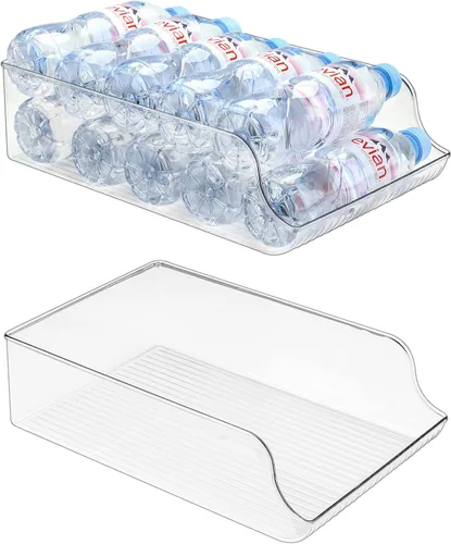 Miniatura 8 de Puricon Paquete de 2 dispensadores de bebidas estándar para refrigerador, contenedor de plástico para refrescos, contenedor de almacenamiento