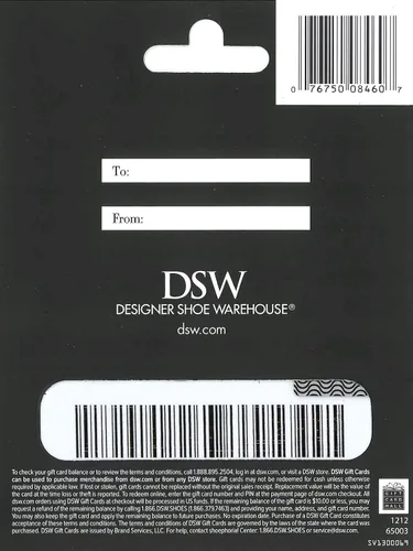 Miniatura 2 de Tarjeta de regalo DSW $50