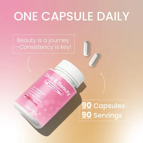 Miniatura 5 de Complejo de piel y belleza para mujeres, NAC 300 mg, vitamina C 30 mg y biotina 3000 mcg, aclaramiento de la piel, salud del cabello, piel y uñas