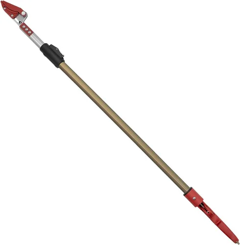 Miniatura 2 de Zenport ZL615 Podadora telescópica de largo alcance, se extiende de 40 a 60 pulgadas, color naranja