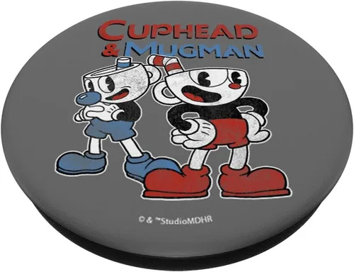 Miniatura 2 de Cuphead & Mugman Dynamic Duo Color En PopSockets PopGrip: Agarre intercambiable para teléfonos y tabletas