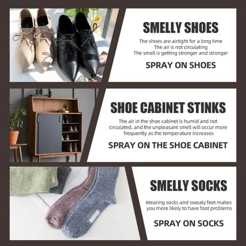 Miniatura 7 de GOTOTOP Spray para zapatos de pies, olor natural para pies y zapatos, se mantiene todo el día, perfecto para atletas y usuarios casuales (1)