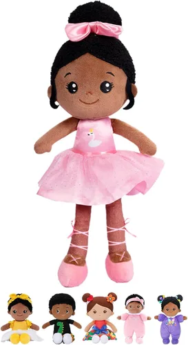 Miniatura 8 de OUOZZZ Juguetes suaves de muñeca de bebé de 12.6 pulgadas para regalos de niña de 1 año, regalos de Pascua, conejito de peluche para niños, juguetes