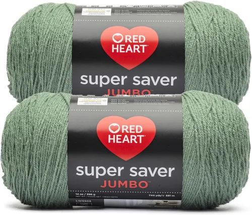 Miniatura 100 de Red Heart Super Saver Jumbo Ovillo de lana, Amatista