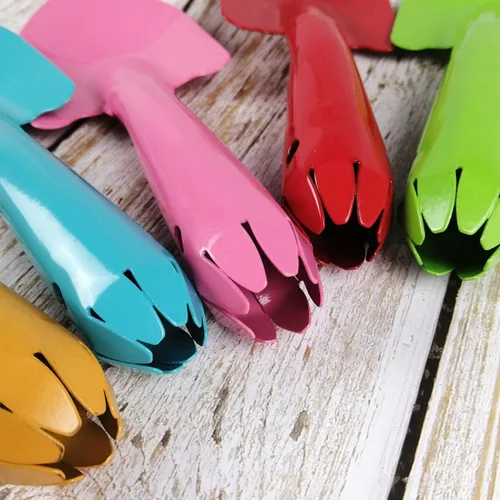 Miniatura 3 de Palas de mano de jardín de metal con paleta colorida, 10 herramientas de jardín para niños, adolescentes, adultos, plantación de suelo, caja de arena