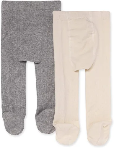 Miniatura 2 de Burts Bees Baby Medias para bebés y niñas juego de 2 medias acanaladas de algodón orgánico