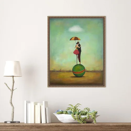 Miniatura 6 de Amanti Art Lienzo enmarcado para pared, 20 x 16 pulgadas, romance de circo, por Duy Huynh, lienzo enmarcado para pared, obras de entretenimiento