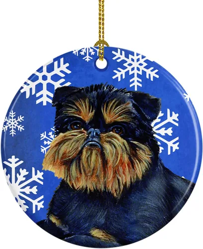 Miniatura 34 de Caroline's Treasures Cavalier Spaniel - Adorno de cerámica para colgar en el árbol de Navidad, para el hogar, Navidad, fiestas, regalo, 3 pulgadas