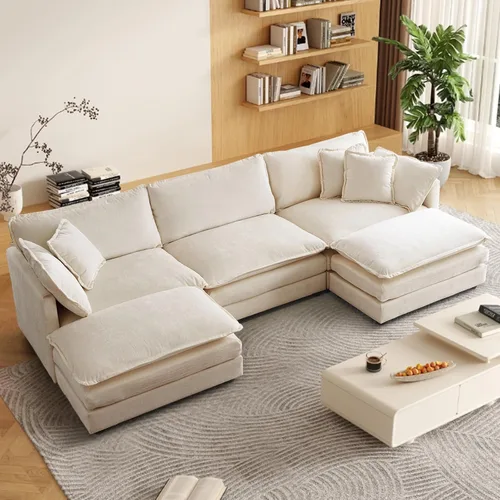Miniatura 40 de SoarFlash Sofá modula, de felpilla, posición de en medio, beige