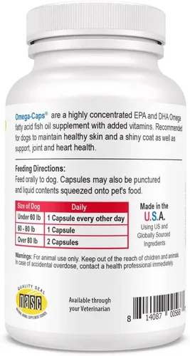 Miniatura 7 de Omega-Caps - Puntas de corte HP para gatos y perros más pequeños, formuladas por veterinarios para una piel y pelaje radiantes saludables, reduce