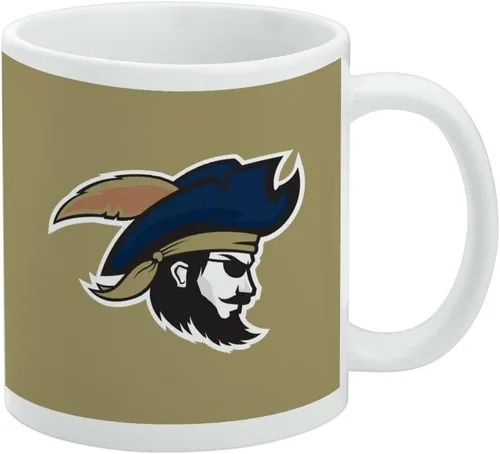 Miniatura 303 de GRAPHICS & MORE Taza de café de cerámica con logotipo secundario de la Universidad Bob Jones, tazas de regalo novedosas para café, té y bebidas Logo
