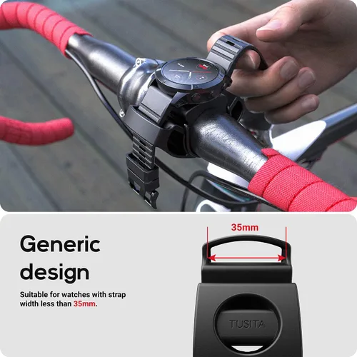 Miniatura 4 de TUSITA Soporte de bicicleta compatible con Garmin, Apple Watch Ultra, Polar