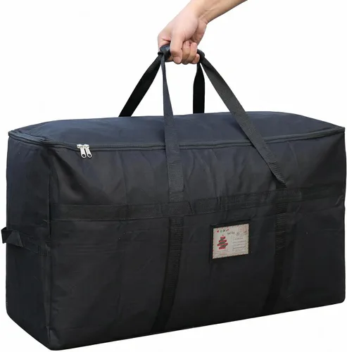 Bolsas de mudanza grandes, bolsa de almacenamiento para árbol de Navidad de 4 pies con cremallera fuerte y asas cómodas, bolsas de almacenamiento de