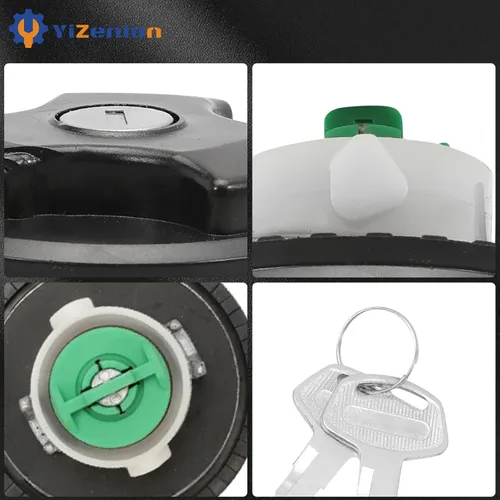Miniatura 4 de 2993927 Tapa del depósito de combustible, tapa de depósito de combustible con bloqueo compatible con Fiat 500 500C 2009-2016, Citroen 2016, Ford Ka