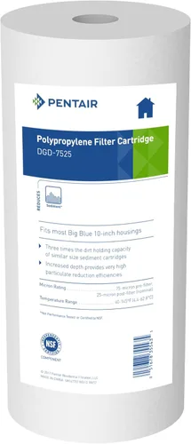 Miniatura 10 de Pentair Pentek DGD-5005 Filtro de Agua Big Blue, Repuesto de Cartucho de Filtro de Sedimentos de 10 Pulgadas para Toda la Casa, Polipropileno Hilado
