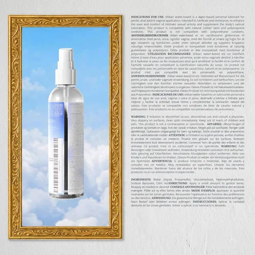 Miniatura 2 de Lubricante a base de agua SHIBARI, lubricante personal premium para parejas y mujeres, 4 fl oz