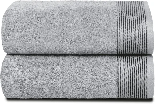Miniatura 9 de BELIZZI HOME Juego de 2 toallas de baño ultrasuaves de gran tamaño, 28 x 55 pulgadas, 100% algodón, grandes, absorbentes, de secado rápido, ligeras