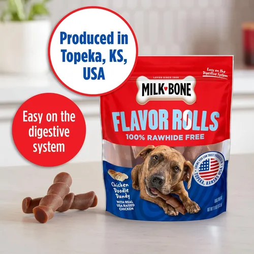 Miniatura 50 de Milk-Bone MaroSnacks Golosinas para perros pequeños con sabor a tocino con médula ósea, 40 onzas (paquete de 2) (el diseño del empaque puede variar)