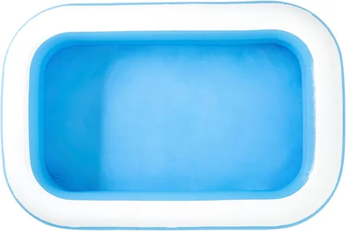 Miniatura 9 de Bestway 54006 Piscina inflable rectangular familiar, 103.1 x 68.9 x 20.1 in, azul/blanco