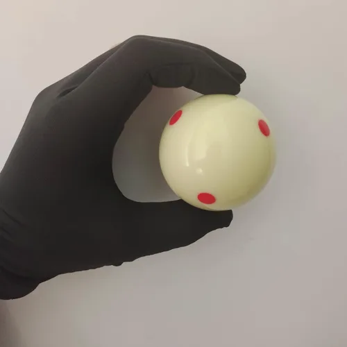 Miniatura 4 de Pro-Cup - Bola de billar de 2-1/4 pulgadas, bola de billar estándar con 6 puntos rojos, accesorios de mesa de billar para juego de billar 2 bolas