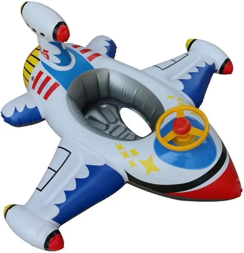 Flotador inflable de la piscina del bebé del avión, flotador inflable de la natación del avión para el niño