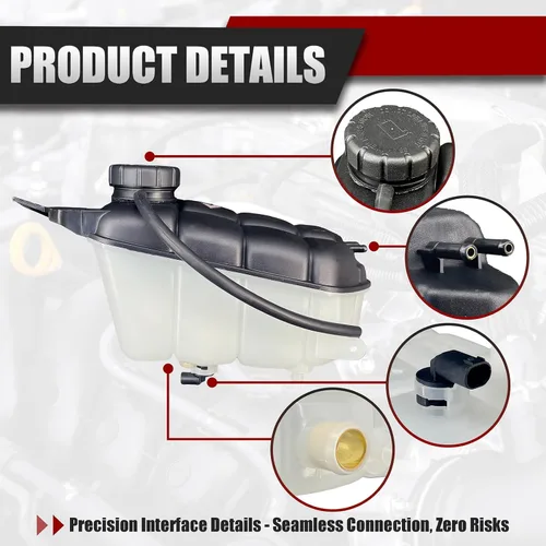 Miniatura 5 de Tanque de expansión de refrigerante para Mercedes-Benz S/CL/G Class Sustituye a OEM 603-633 y A2205000049 También se adapta a S430 S500 S550