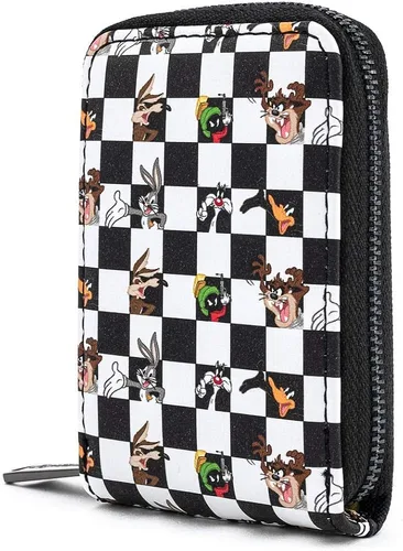 Miniatura 2 de Loungefly Looney Tunes - Tarjetero de acordeón de color blanco y negro