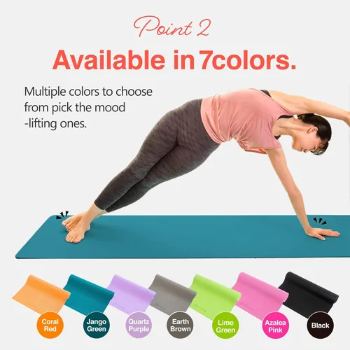 Miniatura 3 de Esterilla de yoga Primasole con correa de transporte para yoga, pilates, fitness y ejercicios en el suelo en casa y gimnasio, antideslizante, 9 gris