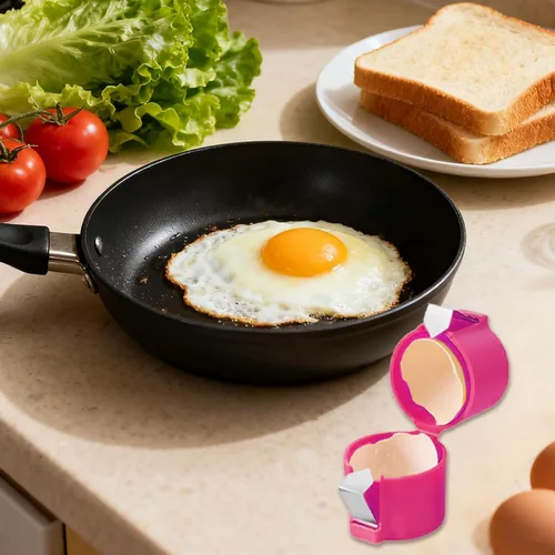 Miniatura 6 de Abridor de cáscaras de huevo, herramienta para huevos crudos, pelador de huevos para huevos duros, cortador separador de cáscara de huevo