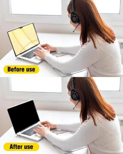 Miniatura 5 de F FORITO Protector de pantalla magnético de privacidad compatible con MacBook Pro de 13 pulgadas (2016, 2017, 2018, 2019, 2020, 2021, 2022, M1, M2)
