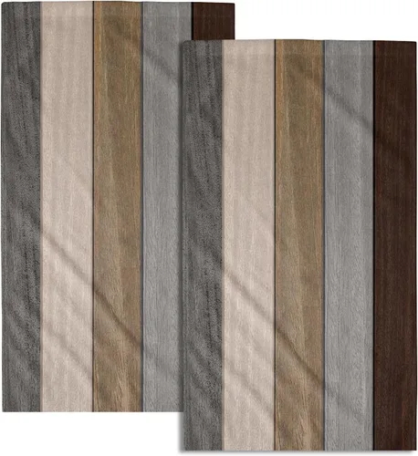 Miniatura 36 de Winter Trees - Juego de 2 toallas de mano de 28 x 14 pulgadas, diseño de árbol de pino de nieve, color beige, absorbente, de microfibra, para baño