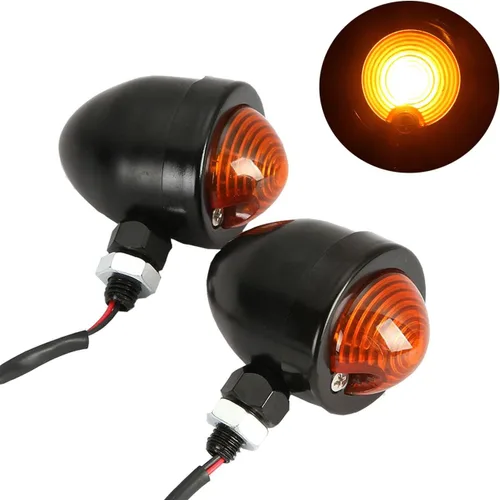 Miniatura 10 de INNOGLOW foco de luz de giro para motocicleta, lente ámbar universal, luces indicadoras intermitentes para motocicletas personalizadas Suzuki Style-1