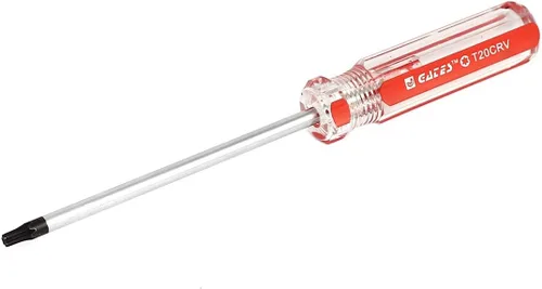 Miniatura 6 de uxcell Destornillador Torx, destornillador de estrella magnético de seguridad T10 de 0.118 in con eje CR-V de 4 pulgadas