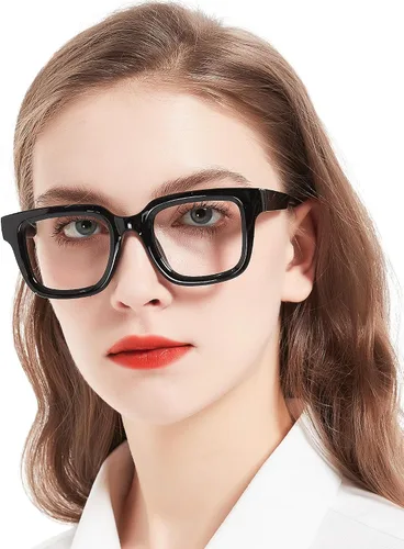 MARE AZZURO Lentes de lectura de gran tamaño para mujer, gruesos, grandes lectores 1.0 1.25 1.5 1.75 2.0 2.25 2.5 2.75 3.0 3.5 4.0 5.0 6.0