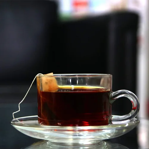 Miniatura 5 de Taza de café transparente con asa de 6 onzas, juego de 12 tazas de café de vidrio transparente de alta calidad, tazas de té para bebidas frías
