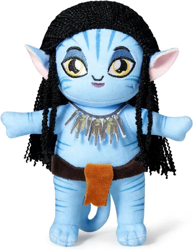 Juguetes de peluche, lindo peluche de Aniaml en pañalero, muñeca kawaii Na'vi, regalos de cumpleaños de Navidad, perfecto para niños, niñas, Azul