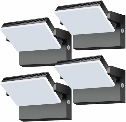 Miniatura 17 de Luces de porche al aire libre de 6000K, luz de pared LED de 18W 1800LM, accesorios de exterior modernos antioxidantes y resistentes al agua IP65