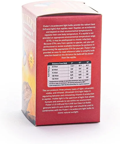Miniatura 3 de Fluker's Bombillas incandescentes para tanques de reptiles, bombillas de calor de reptiles para luz infrarroja, 40 vatios