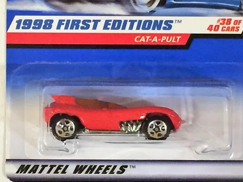 Miniatura 2 de Hot Wheels Cat-a-pult 1998 Primeras ediciones #38 5 Spoke/rojo Logo