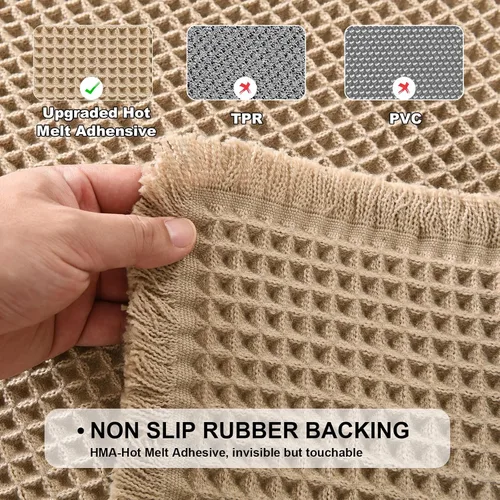 Miniatura 5 de JIUZHEN Tapete de Baño Mejorado con Diseño de Gofre Súper Absorbente Tapetes de Baño Antideslizantes Alfombras de Baño Lavables a Máquina de Secado