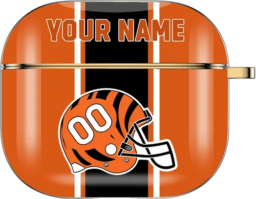 Miniatura 5 de Funda personalizada para casco de fútbol americano con nombre y número para AirPods Pro de 3ª generación Pro 2 (2019 2021 2022) Funda protectora