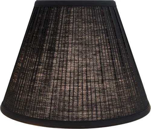 Miniatura 2 de Aspen Creative 59127A - Pantalla de lámpara de construcción con forma de imperio transicional en negro, parte superior de 6 pulgadas x 12 pulgadas